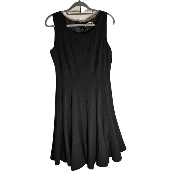 NWT Calvin Klein Little Black Tank Dress Fit & Flare - Picture 2 of 11